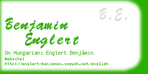 benjamin englert business card